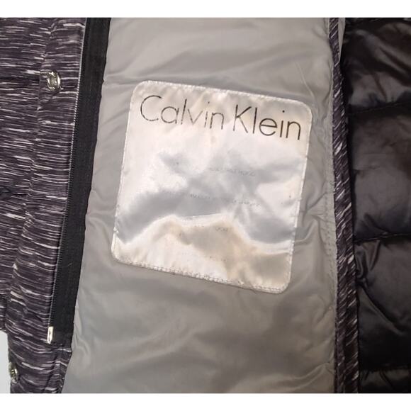 CALVIN KLEIN Coat Women's Medium Puffer Down Coat NO HOOD - Picture 10 of 14